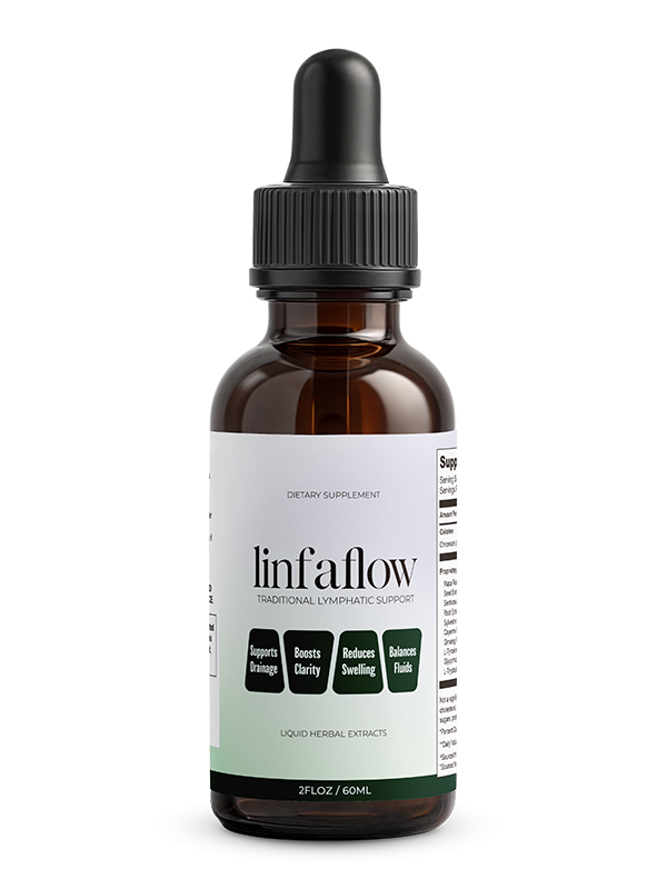 LinfaFlow® botanical drops bottle